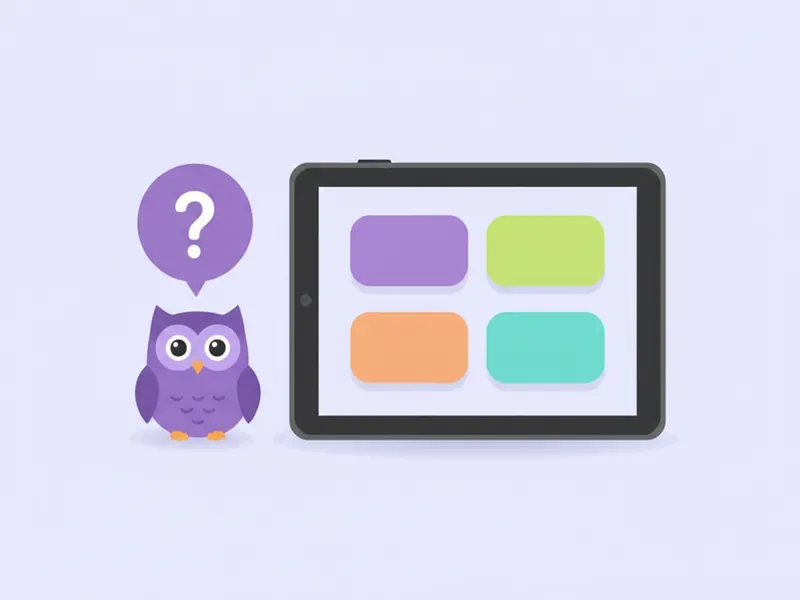 A lesson card open on a student’s own screen