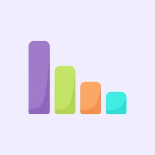 Toy-style bar chart